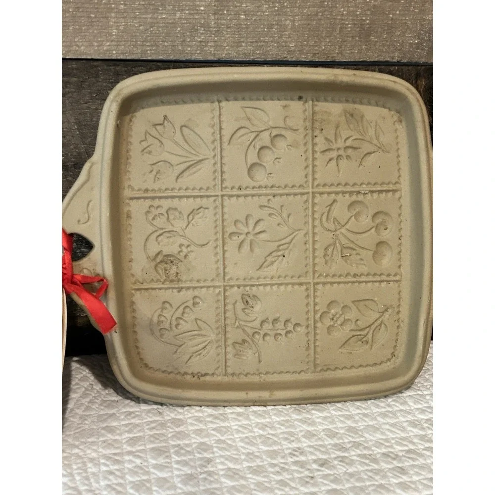 VTG 1988 Brown Bag Shortbread‎ Cookie Art Mold Flowers Berries 3 Recipe Booklet